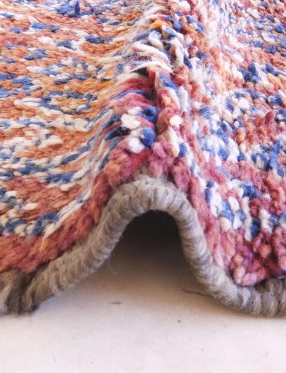 Collectible Moroccan Wool Rug 12.4 x 6.5 ft / 378 x 200 cm
