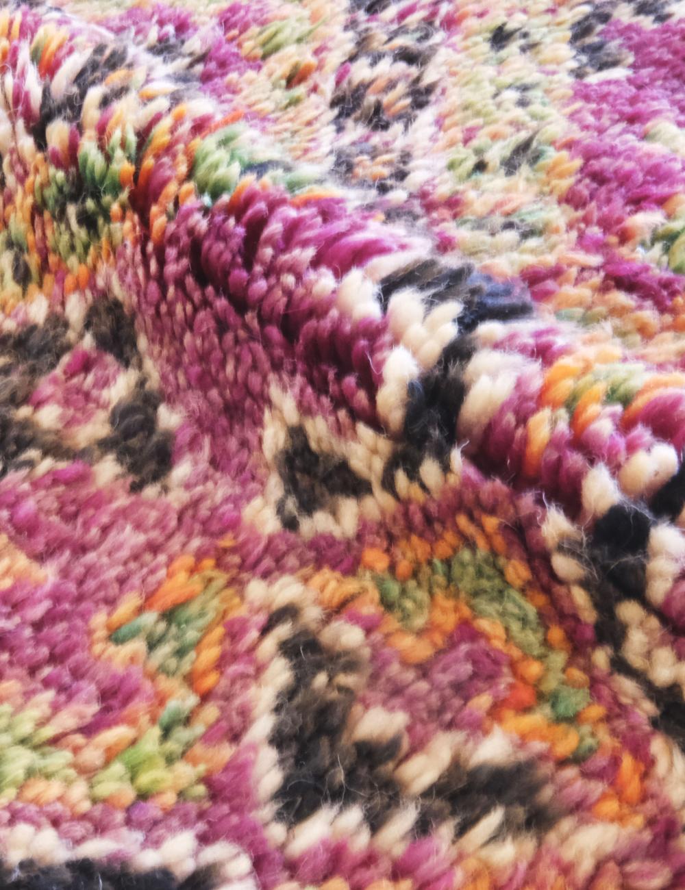 Collectible Moroccan Wool Rug 10.9 x 6.5 ft / 333 x 200 cm