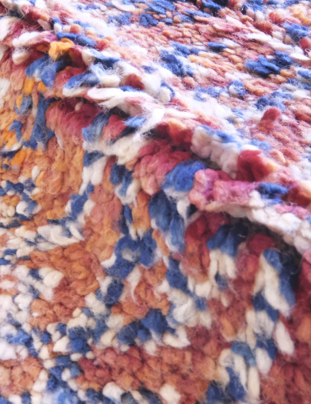 Collectible Moroccan Wool Rug 12.4 x 6.5 ft / 378 x 200 cm