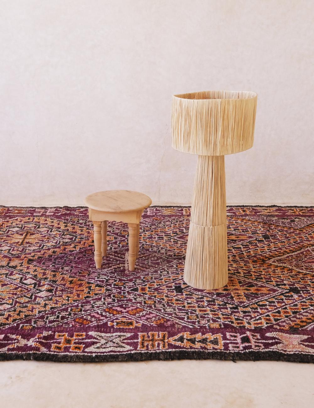 Collectible Moroccan Wool Rug 12.7 x 6.4 ft / 387 x 196 cm