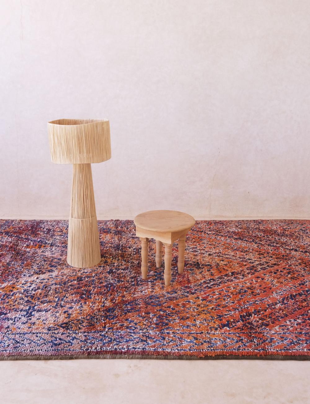 Collectible Moroccan Wool Rug 12.4 x 6.5 ft / 378 x 200 cm