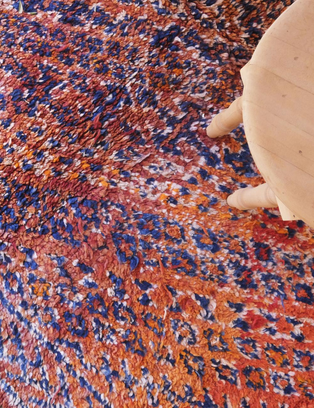 Collectible Moroccan Wool Rug 12.4 x 6.5 ft / 378 x 200 cm