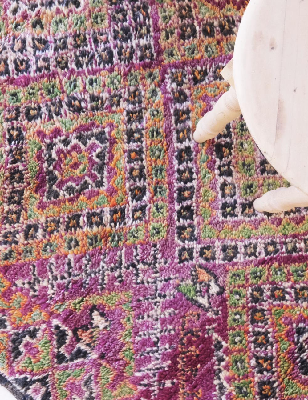 Collectible Moroccan Wool Rug 10.9 x 6.5 ft / 333 x 200 cm