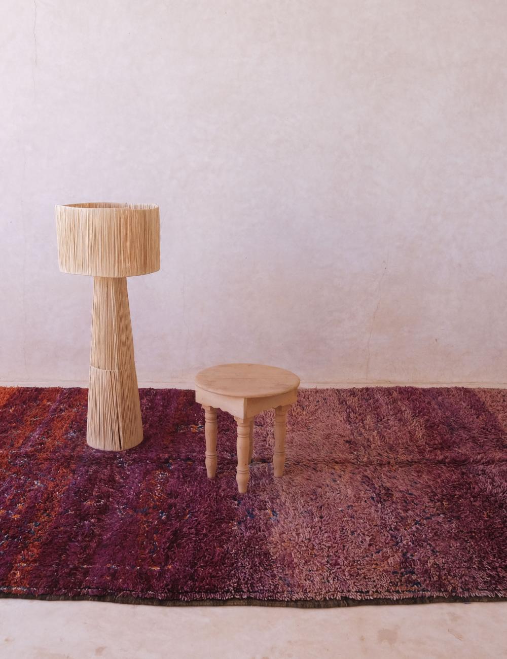 Sunset-Hued Vintage Collector Moroccan Rug 10.4 x 5.8 ft / 317 x 179 cm