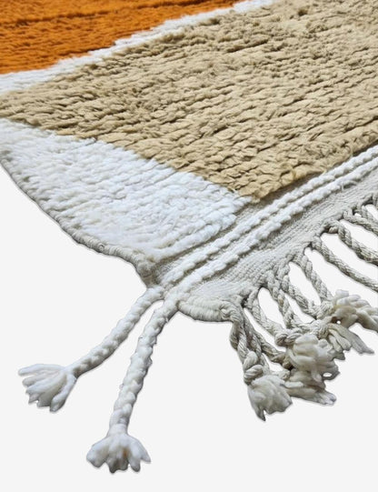 Color Block Moroccan Rug 10.9 x 8.3 ft / 333 x 255 cm