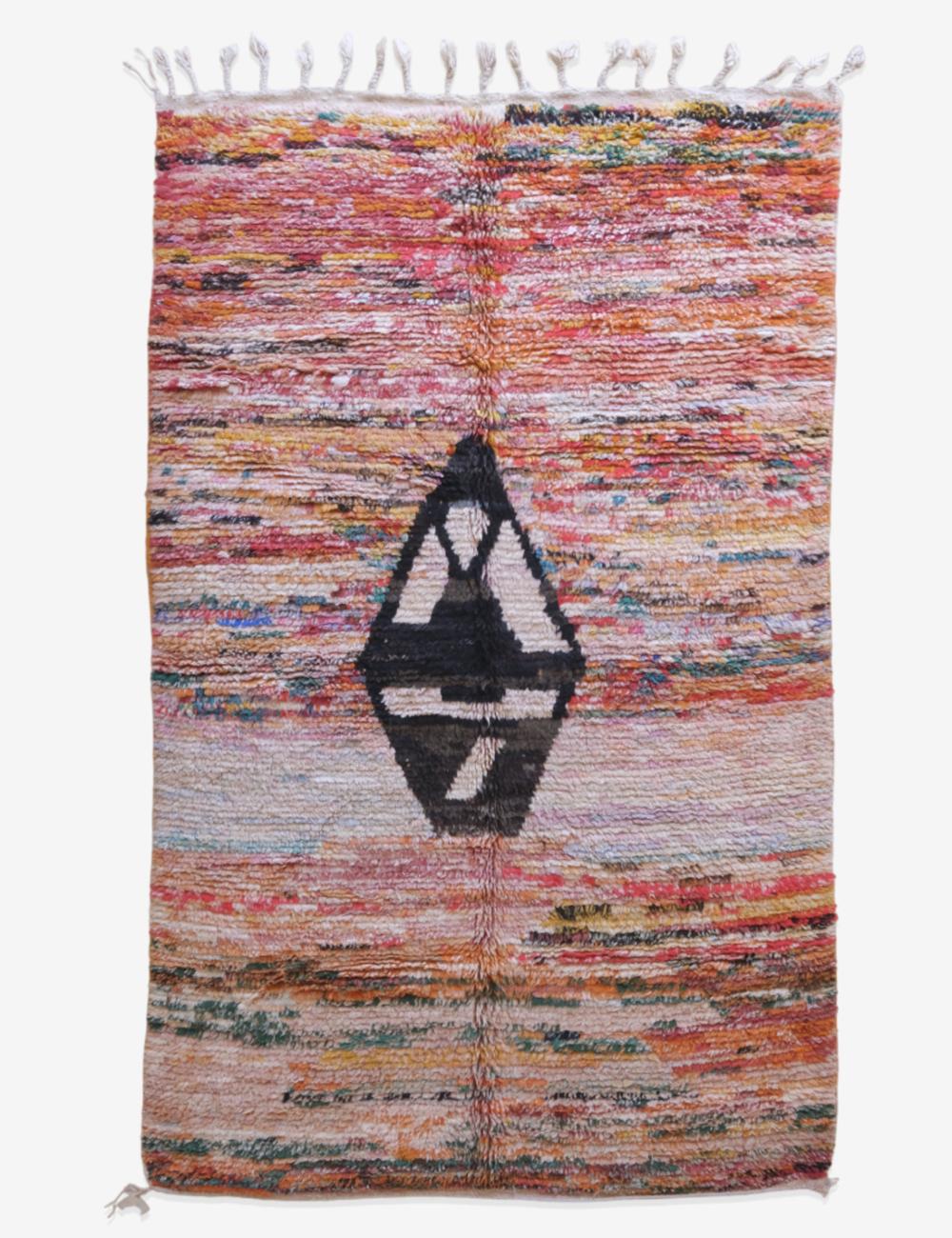 Colorful Boujad Moroccan Rug 9.9 x 6.2 ft / 302 x 190 cm
