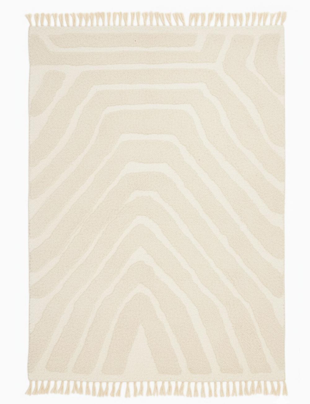 Contemporary Custom Moroccan Wool Rug - Echoes Of Love 32