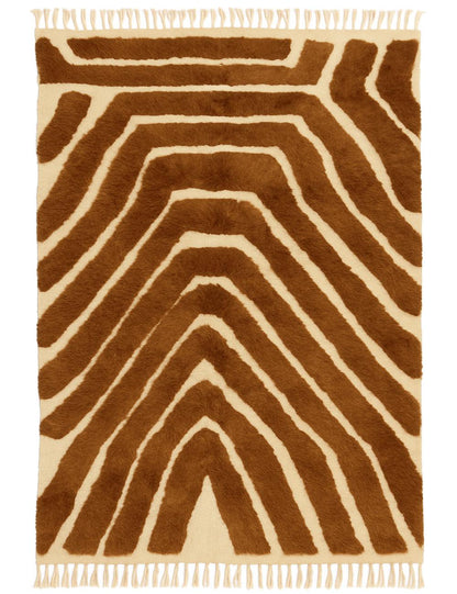 Abstract Beni Mrirt Moroccan Rug - forma 104