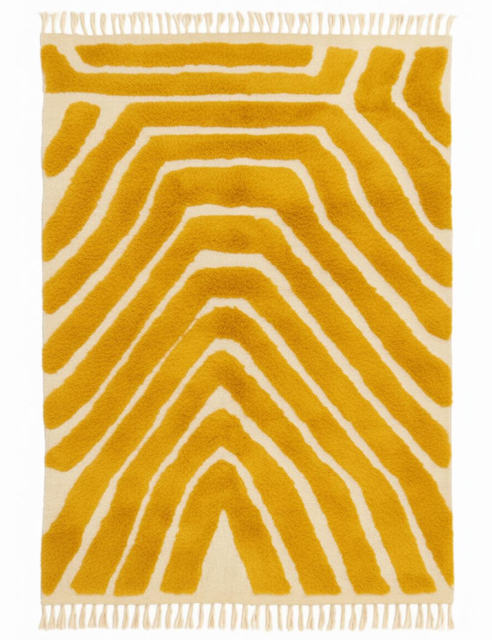 Abstract Beni Mrirt Moroccan Rug - forma 104