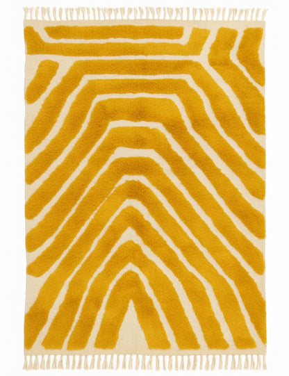 Abstract Beni Mrirt Moroccan Rug - forma 104