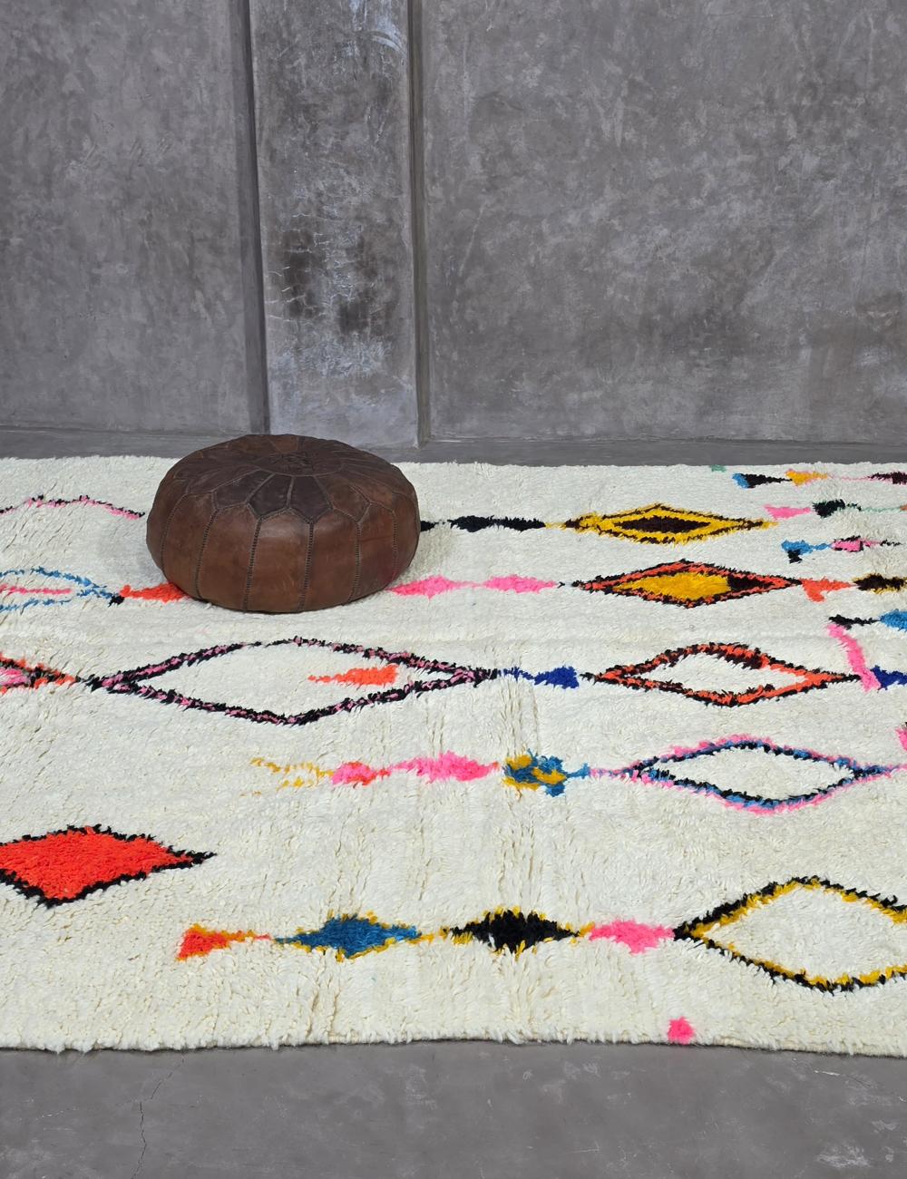 Colorful Geometric Azilal Carpet 11.8 x 8.2 ft / 360 x 250 cm