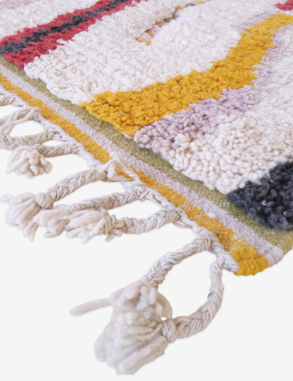 One of a Kind Custom Moroccan Wool Rug - Echoes Of Love 30