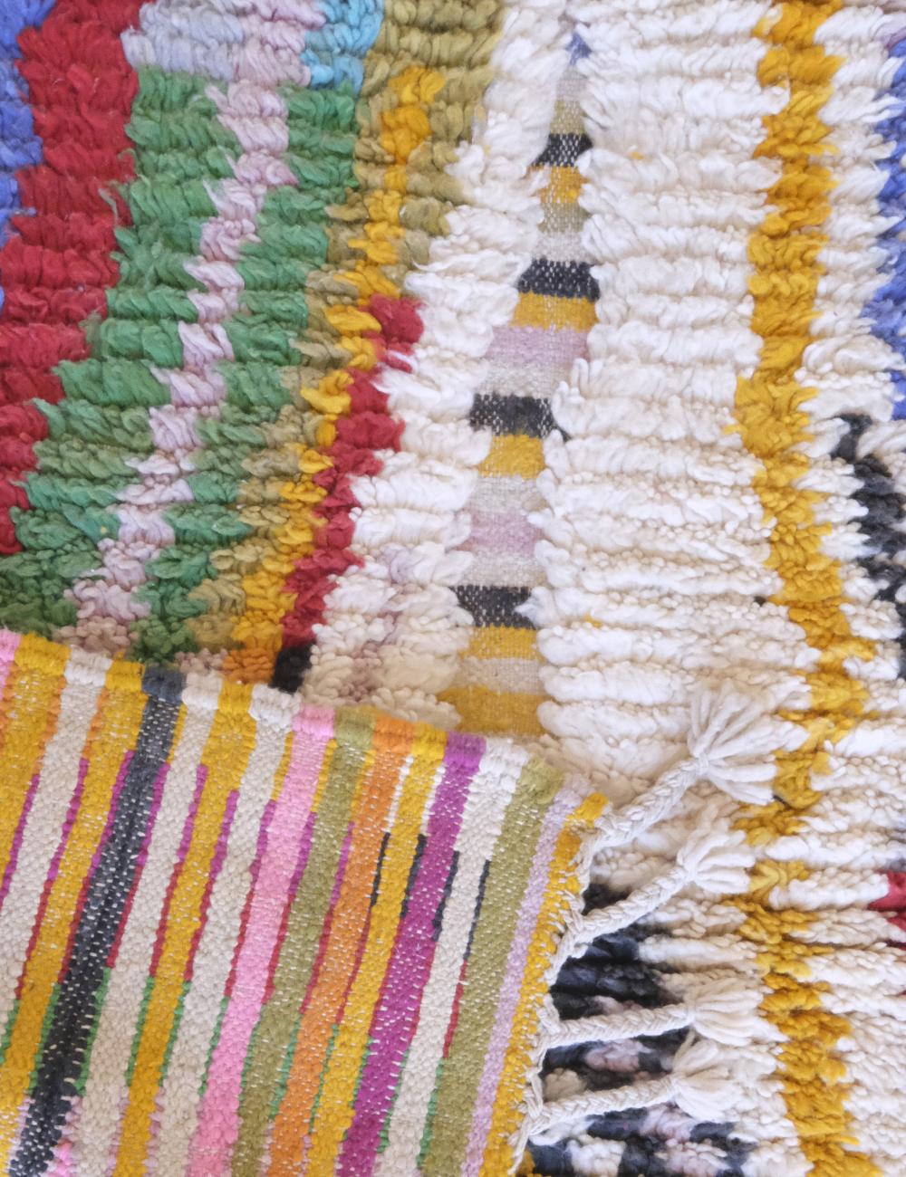 One of a Kind Custom Moroccan Wool Rug - Echoes Of Love 30