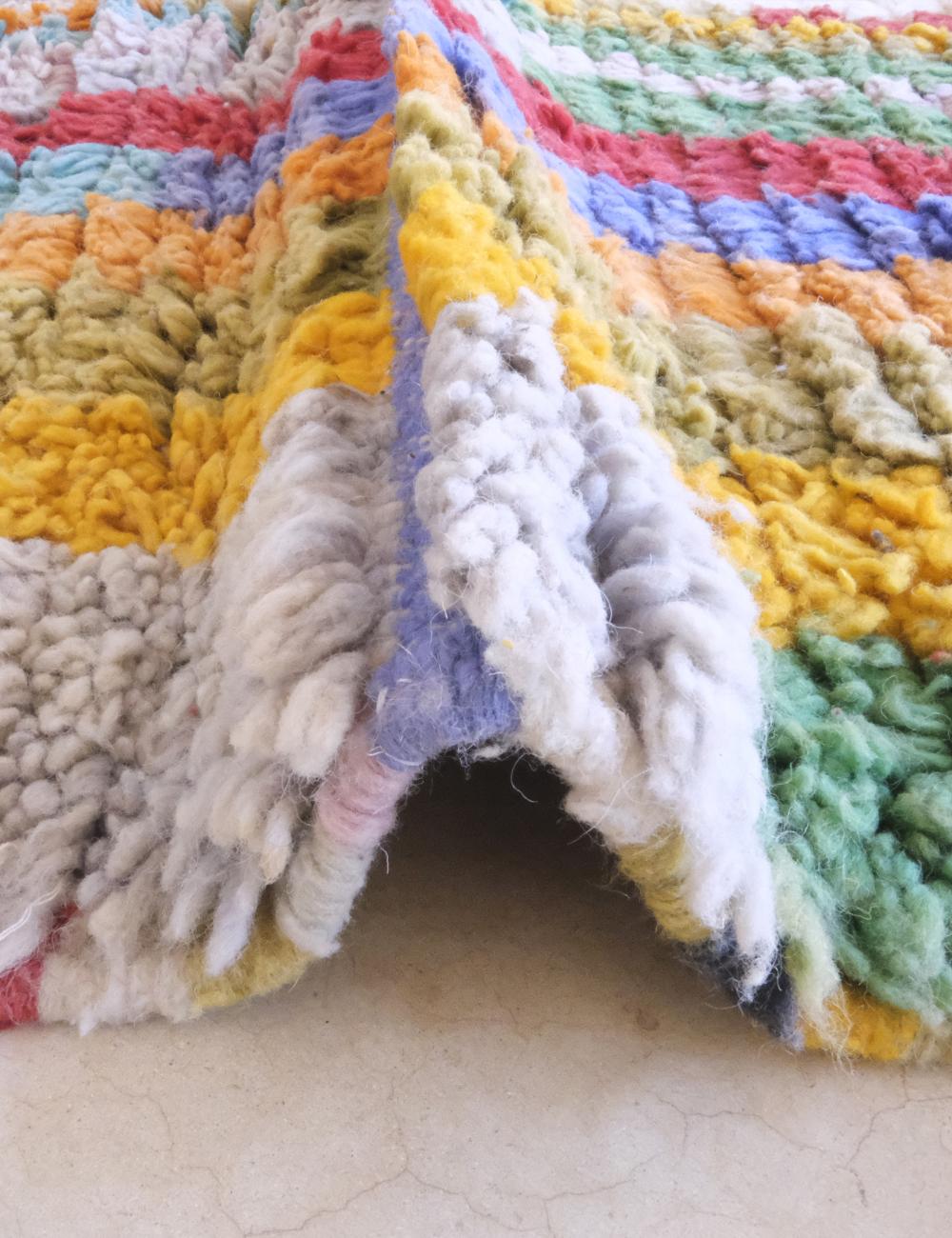 One of a Kind Custom Moroccan Wool Rug - Echoes Of Love 30