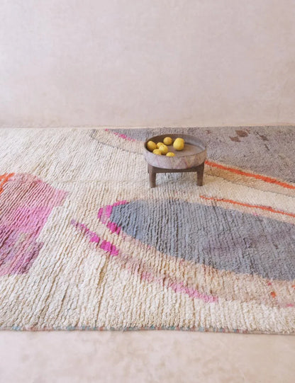 Contemporary Moroccan Boujaad Rug 11.2 x 7.9 ft / 342 x 242 cm - Surcoma