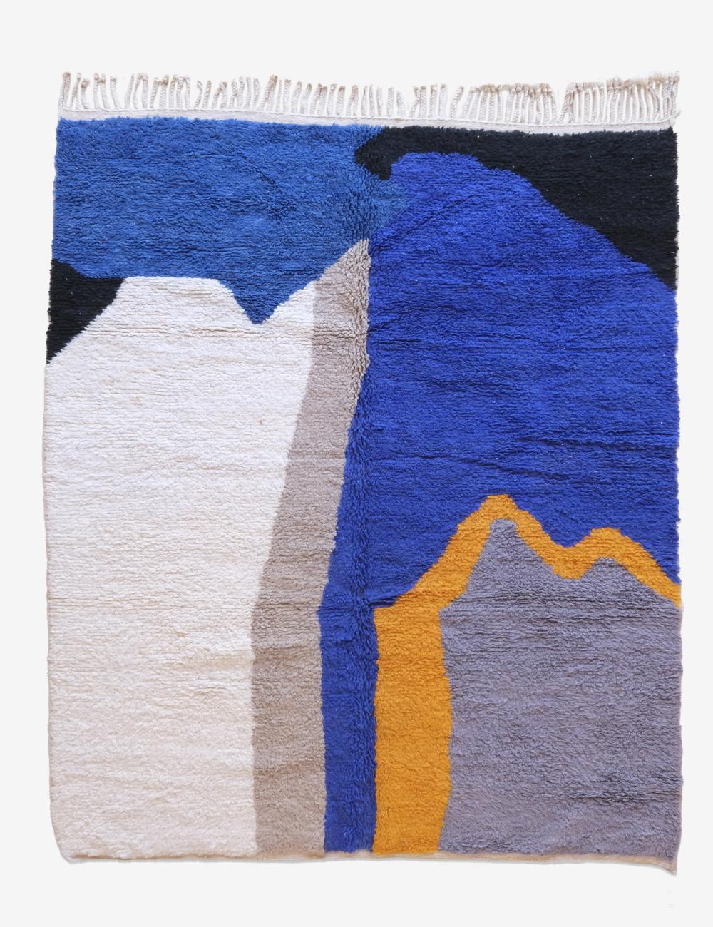 Moroccan Modern Abstract Rug 9 x 6.9 ft / 275 x 212 cm
