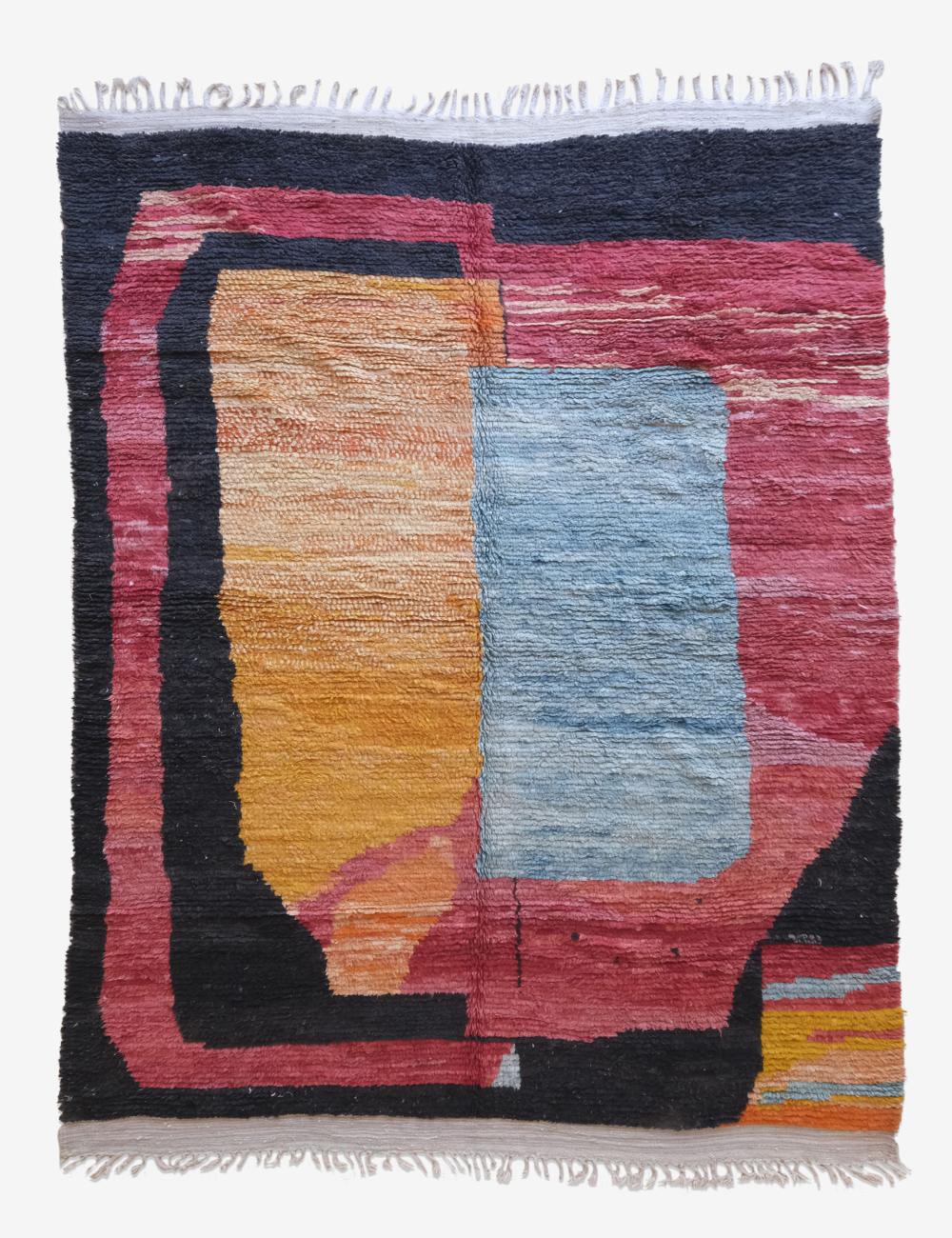 Contemporary Moroccan Colorful Rug 11.7 x 7.9 ft / 358 x 242 cm