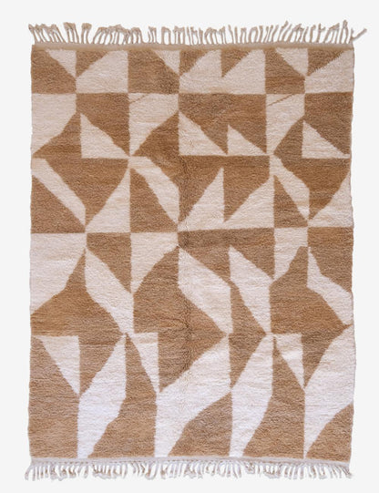 Terracotta Moroccan Wool Rug 11.4 x 8 ft / 346 x 245 cm - Surcoma