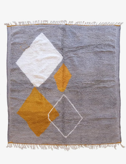 Contemporary Moroccan Wool Rug 10 x 8.4 ft / 304 x 257 cm - Surcoma