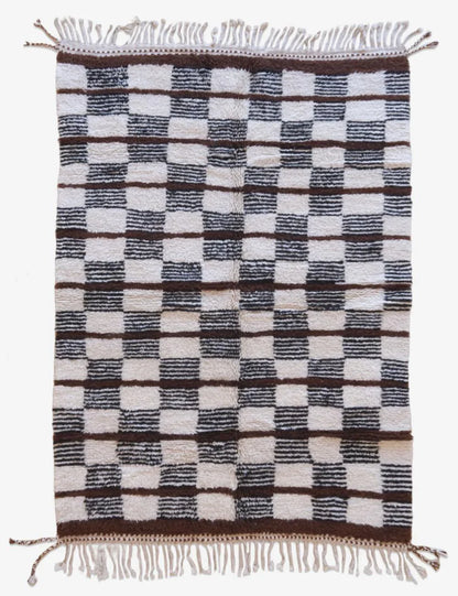 Contemporary Moroccan Area Rug 9 x 6.3 ft / 273 x 192 cm - Surcoma