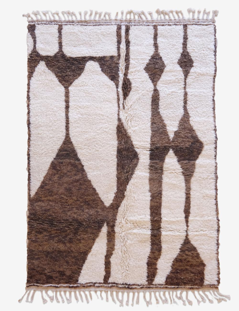 Custom Contemporary Handknotted Moroccan Rug - Surcoma