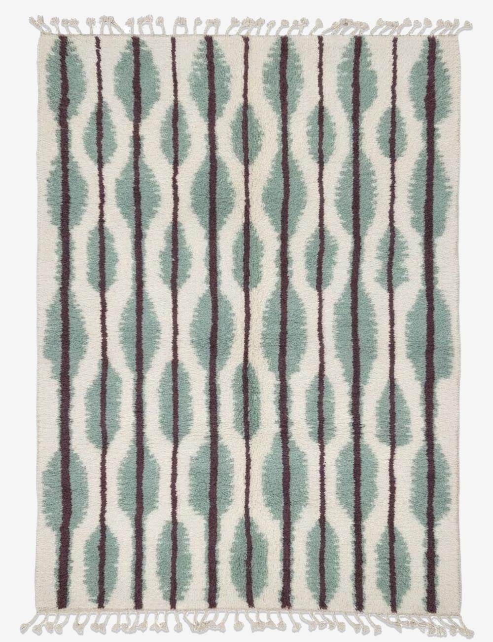 Sage Green Moroccan Rug 9.8 x 6.8 ft / 300 x 210 cm