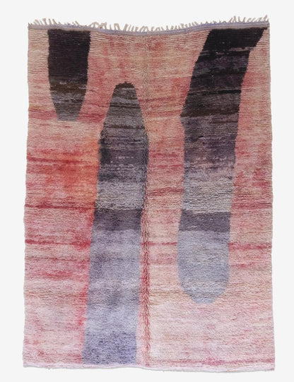 Neutral Moroccan Wool Rug 11.3 x 7.9 ft / 345 x 243 cm - Surcoma