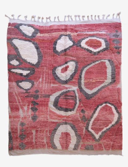 Contemporary Moroccan Wool Rug 12.8 x 9.9 ft / 390 x 303 cm - Surcoma