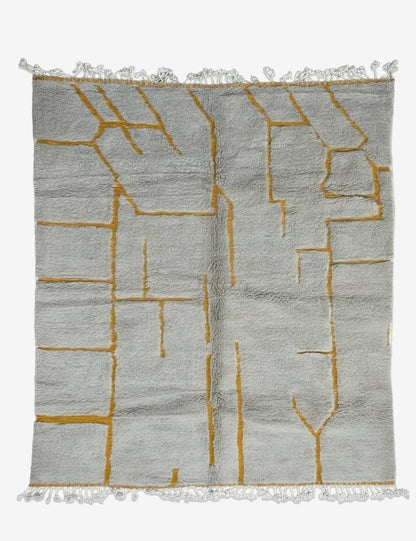 Contemporary Berber Wool Carpet 9.9 x 8 ft / 303 x 246 cm