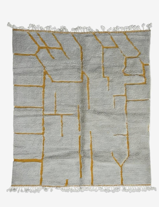 Contemporary Berber Wool Carpet 9.9 x 8 ft / 303 x 246 cm