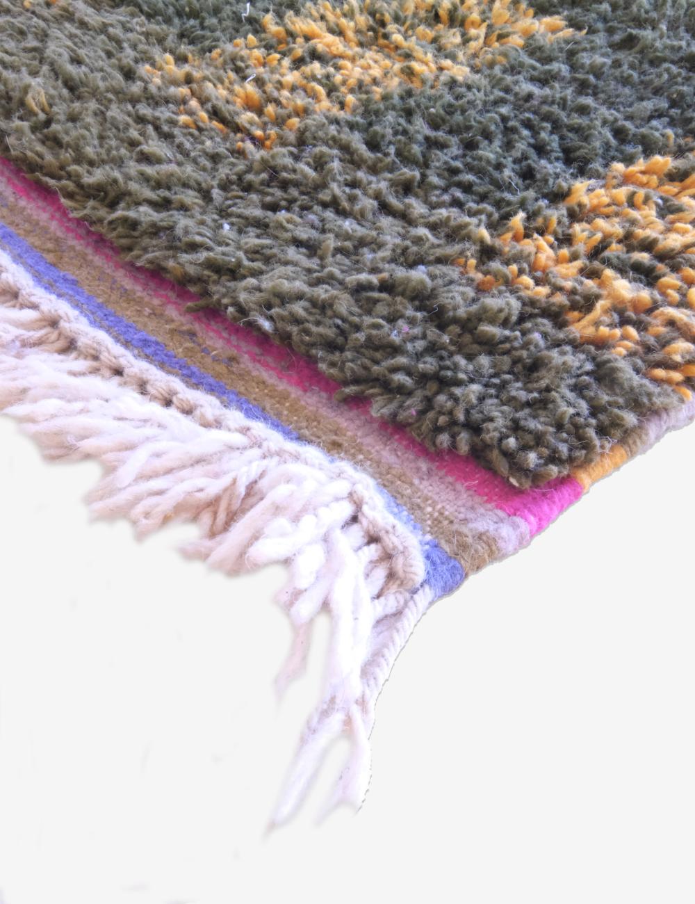 Moroccan Colorful Runner Rug 9.3 x 2.3 ft / 282 x 71 cm - Surcoma