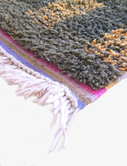 Moroccan Colorful Runner Rug 9.3 x 2.3 ft / 282 x 71 cm - Surcoma