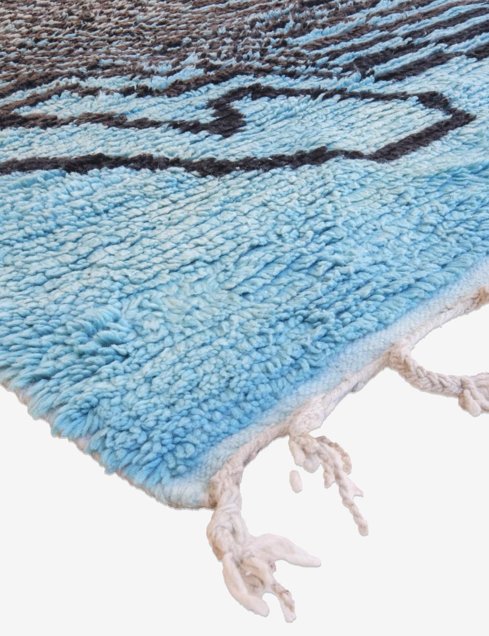 Abstract Moroccan Wool Rug 13.5 x 9.5 ft / 413 x 290 cm