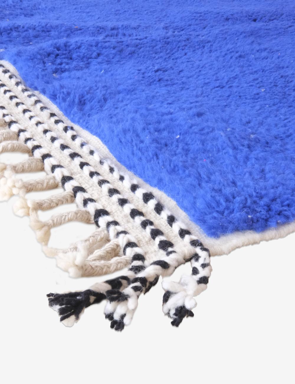 Customized Pink and Blue Moroccan Rug - Forma 22