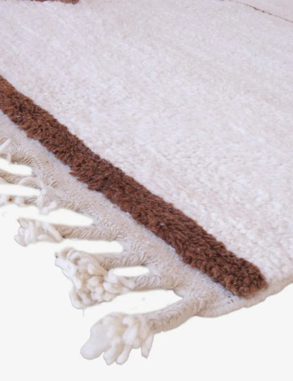 Brown Moroccan Contemporary Rug 9 x 7 ft / 275 x 215 cm - Surcoma