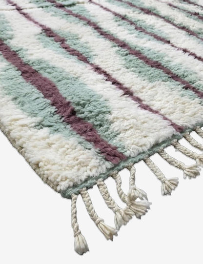 Sage Green Moroccan Rug 9.8 x 6.8 ft / 300 x 210 cm