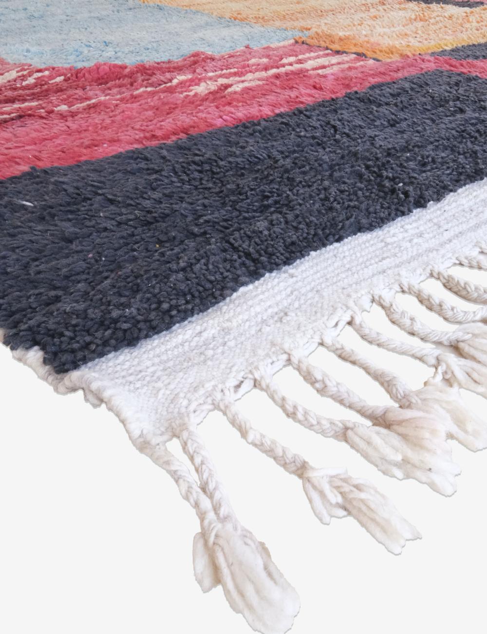 Contemporary Moroccan Colorful Rug 11.7 x 7.9 ft / 358 x 242 cm