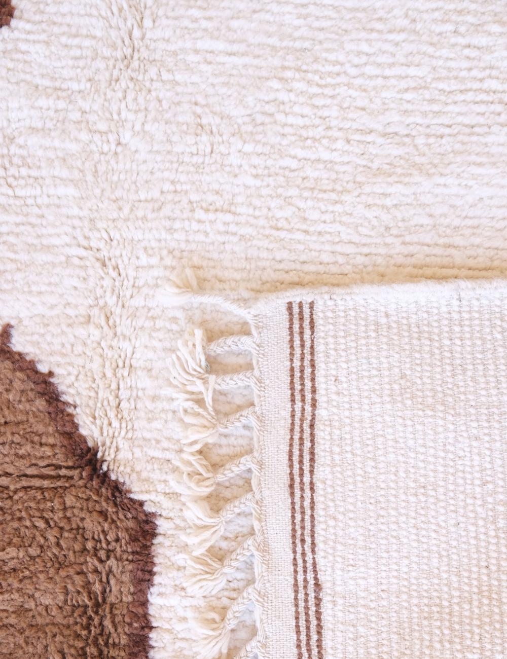 Brown Moroccan Contemporary Rug 9 x 7 ft / 275 x 215 cm