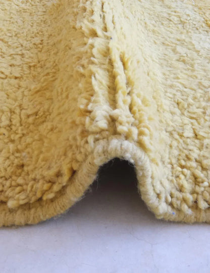Yellow Moroccan Wool Rug 10.3 x 8.5 ft / 313 x 260 cm - Surcoma