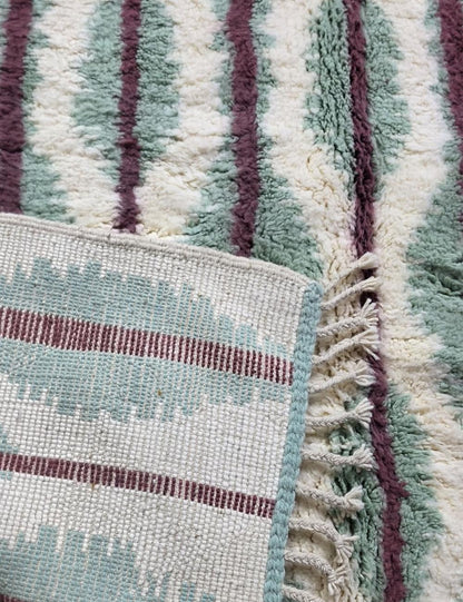 Sage Green Moroccan Rug 9.8 x 6.8 ft / 300 x 210 cm