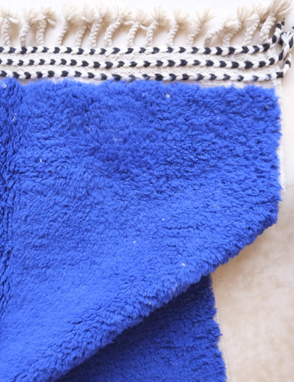 Customized Pink and Blue Moroccan Rug - Forma 22