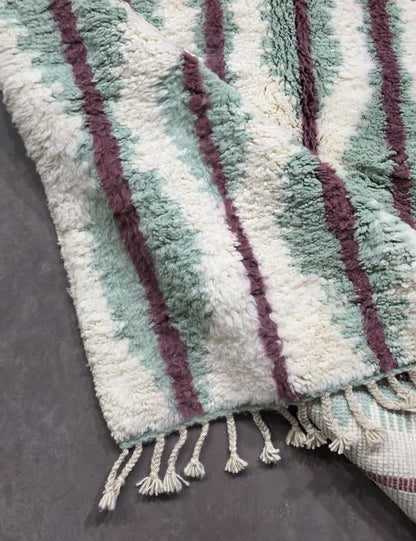 Sage Green Moroccan Rug 9.8 x 6.8 ft / 300 x 210 cm