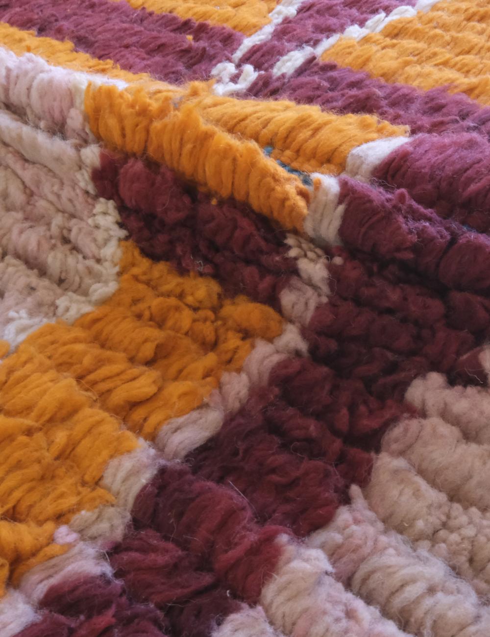 Colorful Moroccan Wool Rug 11.5 x 8.1 ft / 349 x 248 cm