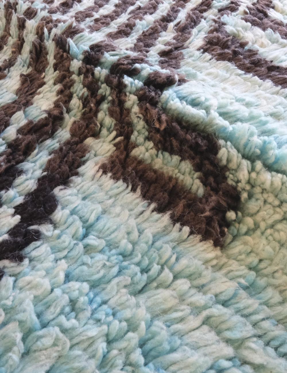 Abstract Moroccan Wool Rug 13.5 x 9.5 ft / 413 x 290 cm