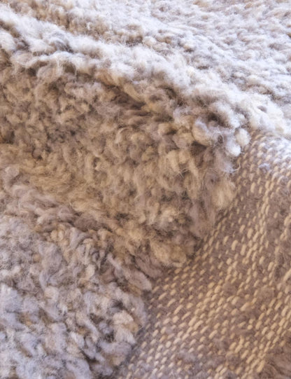 Neutral Moroccan Wool  Rug  - Forma 106