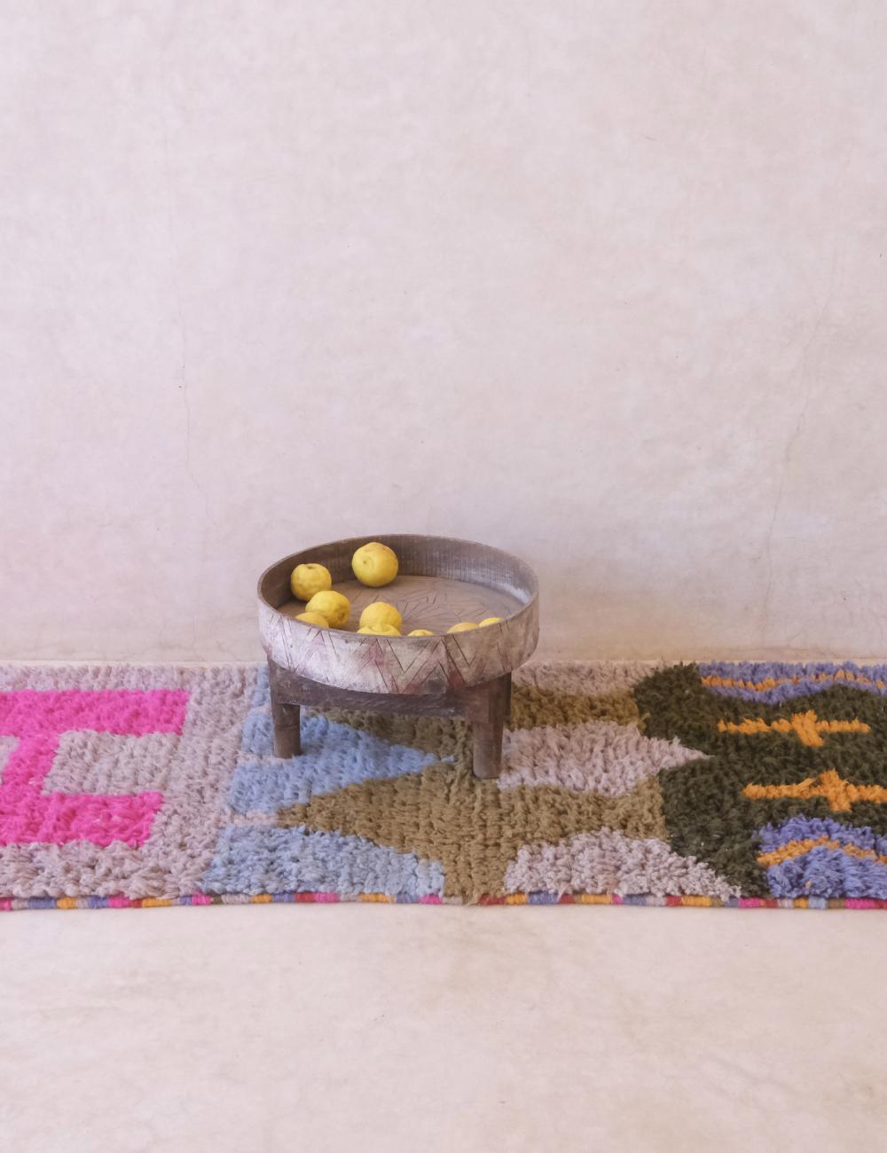 Moroccan Colorful Runner Rug 9.3 x 2.3 ft / 282 x 71 cm - Surcoma