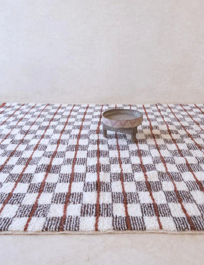 Moroccan Wool Neutral Rug 10.3 x 8.5 ft / 313 x 260 cm - Surcoma