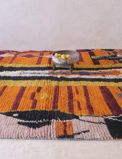 Colorful Moroccan Wool Rug 11.5 x 8.1 ft / 349 x 248 cm - Surcoma