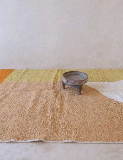 Moroccan Modern Abstract Wool Rug 9.7 x 7.1 ft / 295 x 218 cm - Surcoma