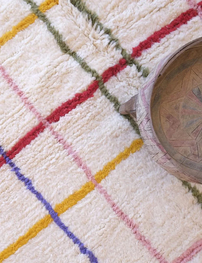 Modern Moroccan Boujad Rug 9.9 x 7 ft / 302 x 214 cm - Surcoma